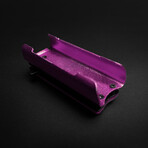 Lighter Knife With Built In Pocket Clip/Money Clip // Purple