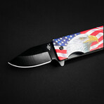 Lighter Knife With Built In Pocket Clip/Money Clip // Eagle