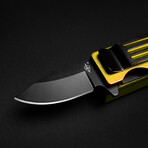Lighter Knife With Built In Pocket Clip/Money Clip // Gold