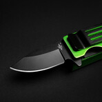 Lighter Knife With Built In Pocket Clip/Money Clip // Green