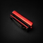Lighter Knife With Built In Pocket Clip/Money Clip // Red