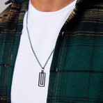 Slim Fit Narrow Cut Plaid Lumberjack Shirt // Green + Multicolor (M)