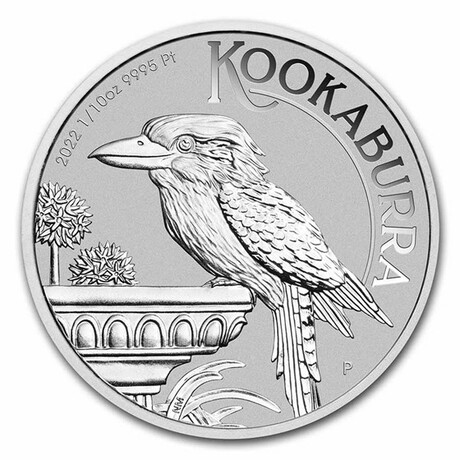 1/10 oz Platinum Australian Kookaburra - Year Varies // Deluxe Collector's Pouch