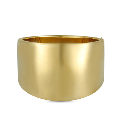 Billow 18k Yellow Gold PVD Stainless Steel Bracelet // 6"