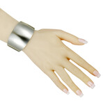 Billow Stainless Steel Bangle Bracelet // 6"