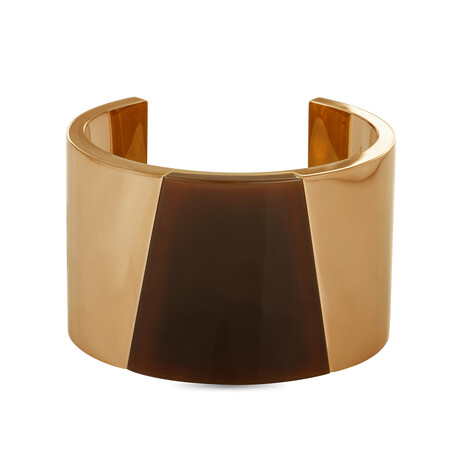 Distinct Stainless Steel + 18k Rose Gold PVD Bracelet // 6"