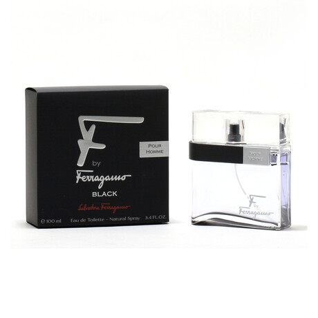 Men's Fragrance // Ferragamo // F By Ferragamo Black EDT Spray // 3.4 oz