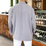 Oversized Button Up // Gray (XL)