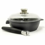 Scala Cast Aluminum Non-Stick Covered Sauté Pan, 10", 3.4Qt