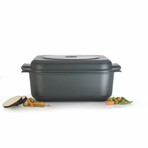 BergHOFF Scala Non-stick Cast Aluminum Double Roasting Pan 17.75"x 8.5", 9.5Qt.