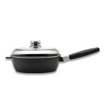 Scala Cast Aluminum Non-Stick Covered Sauté Pan, 10", 3.4Qt