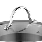 Essentials Comfort 18/10 Stainless Steel Covered Stockpot, 10", 7.2Qt