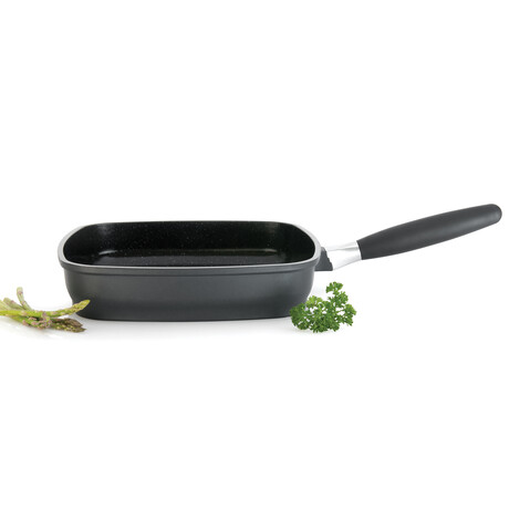 Scala Cast Aluminum Non-Stick Grill Pan, 10"