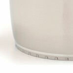 Stacca 18/10 Stainless Steel Covered Casserole, 8", Black