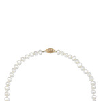 14K Yellow Gold Mother of Pearl Necklace // 15" // Pre-Owned