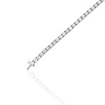 Tresorra // 14K White Gold Diamond Tennis Bracelet I // 7" // New