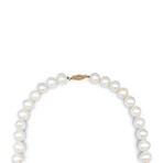 14K Yellow Gold Cultured Pearl Necklace // 18" // Pre-Owned
