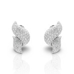 18K White Gold Diamond Earrings // Pre-Owned