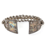 Byzantine Silvered Bronze Bracelet // 10th - 12th Century