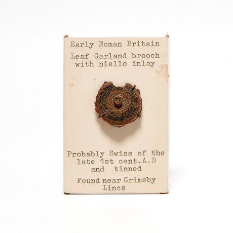 Published Romano-British Enameled Brooch // 1st Century AD