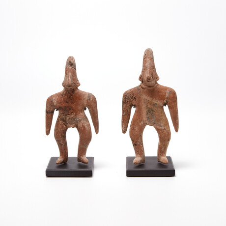 Original Colima Man and Woman // West Mexico, 200 BC - 200 AD