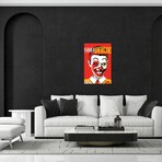 I'm Afraid Of Americans Print on Acrylic Glass by Butcher Billy (16"H x 24"W x 0.25"D)