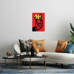 Bloody Bettie On The Rockers Print on Acrylic Glass by Butcher Billy (16"H x 24"W x 0.25"D)