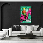 Post-Punk Aqua Print on Acrylic Glass by Butcher Billy (16"H x 24"W x 0.25"D)