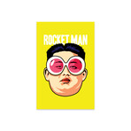 Rocket Man Print on Acrylic Glass by Butcher Billy (16"H x 24"W x 0.25"D)