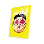 Rocket Man Print on Acrylic Glass by Butcher Billy (16"H x 24"W x 0.25"D)