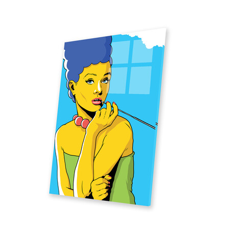 Breakfast At Moe's Print on Acrylic Glass by Butcher Billy (16"H x 24"W x 0.25"D)