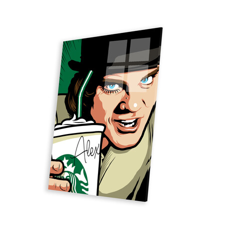 Ultra Milky Violence Print on Acrylic Glass by Butcher Billy (16"H x 24"W x 0.25"D)