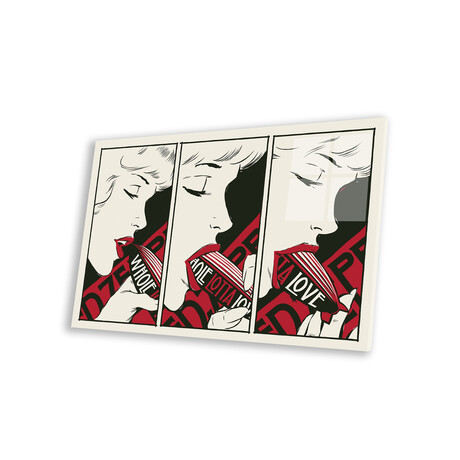 PornZeppelin Print on Acrylic Glass by Butcher Billy (24"H x 16"W x 0.25"D)