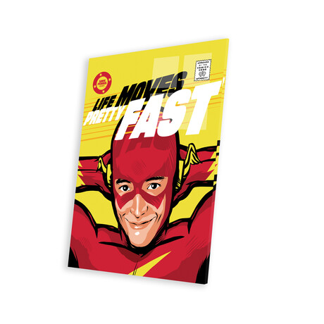 Flash Ferris Print on Acrylic Glass by Butcher Billy (16"H x 24"W x 0.25"D)