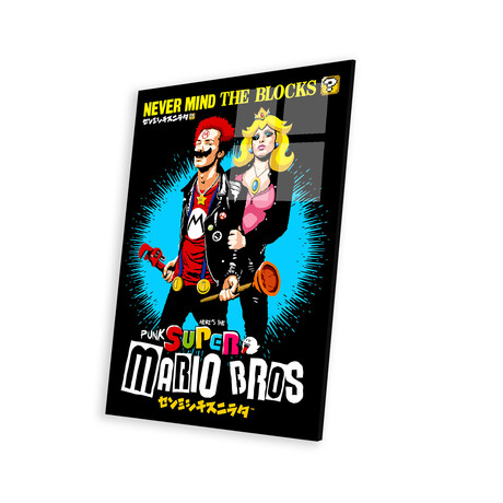 The Sid And Nancy Nintendo Lost Levels Print on Acrylic Glass by Butcher Billy (16"H x 24"W x 0.25"D)