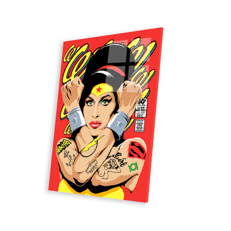 Rehab Wonder Print on Acrylic Glass by Butcher Billy (16"H x 24"W x 0.25"D)