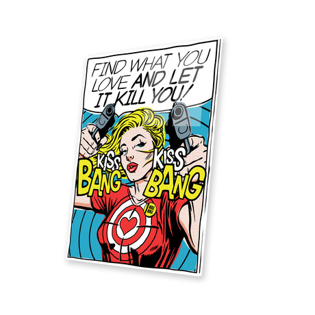 Find What You Love Print on Acrylic Glass by Butcher Billy (16"H x 24"W x 0.25"D)