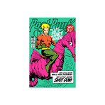 Post-Punk Aqua Print on Acrylic Glass by Butcher Billy (16"H x 24"W x 0.25"D)