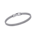 Stainless Steel Bangle Bracelet III // 7" // New
