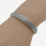 Stainless Steel Bangle Bracelet II // 7" // New