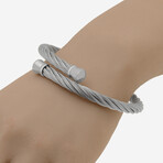 Stainless Steel Wrap Bracelet // 7.5" // New