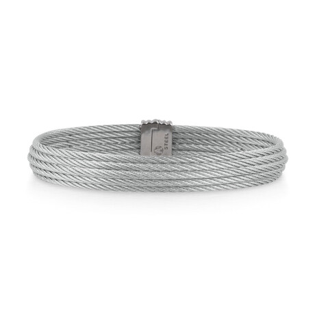 Stainless Steel Bangle Bracelet II // 7" // New