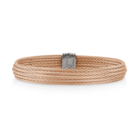 Stainless Steel Bangle Bracelet // 7" // New