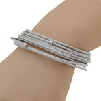 Stainless Steel Cleopatra Bracelet // 7" // New