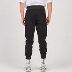 Parachute Waist Sweatpants // Black (S)