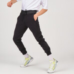 Parachute Waist Sweatpants // Black (M)