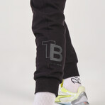 Parachute Waist Sweatpants // Black (M)