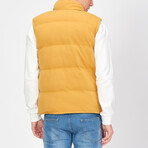 Puffer Vest // Mustard (S)