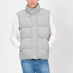 Puffer Vest // Grey (M)