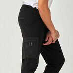 Kargo Pocket Sweatpants // Black (S)